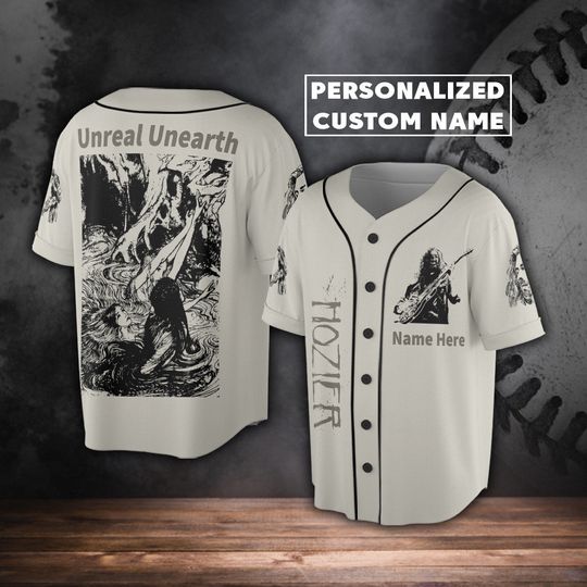 Discover Custom Name Hozier Unreal Unearth Baseball Jersey