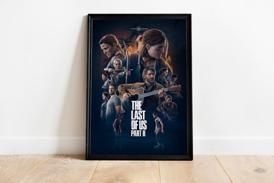 Discover The Last Of Us game poster print, the last of us Poster