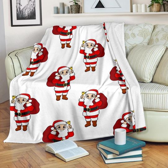 Discover Santa Christmas Gifts Throw Blanket