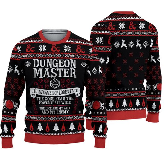 Discover DnD Classes Collection Christmas Ugly 3D Sweater