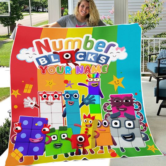 Discover Personalized Numberblocks Blanket
