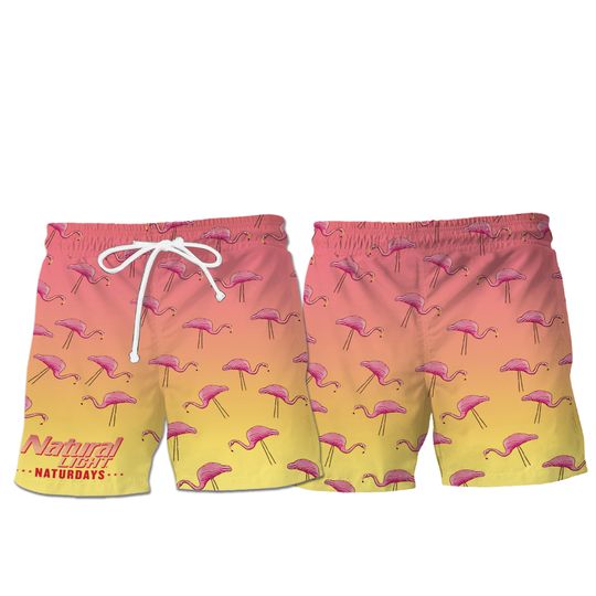 Discover Naturdays Strawberry Lemonade Beer Swim Trunks-Shorts