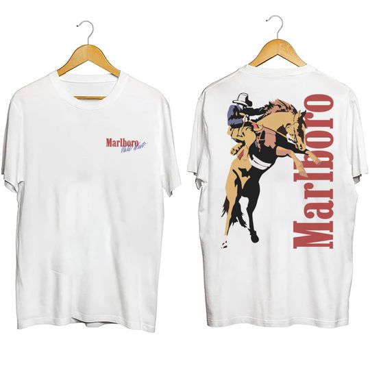 Discover Vintage Marlboro Cowboy Wild West Shirt, Country Music