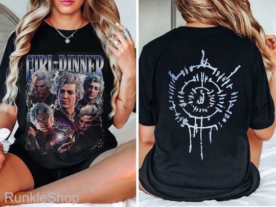 Discover Astarion Baldurs Gate 3 Girl Dinner Vintage T-Shirt