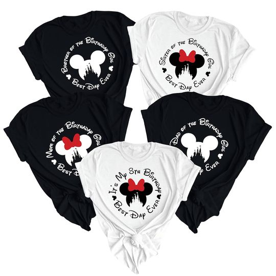 Discover Birthday Shirt, Best Day Ever Castle Shirt, Custom Birthday Matching Family Shirts