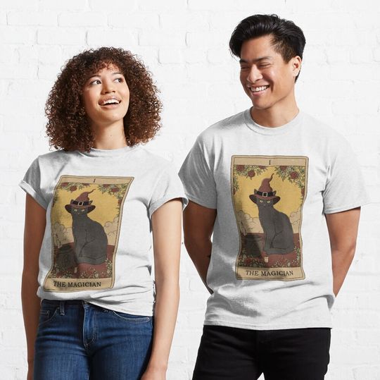 Discover The Magician Classic T-Shirt cat lover tee