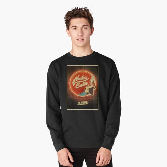 Discover Nuka cola advertisement high quality Pullover Sweatshirt