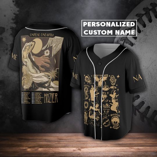 Discover Custom Name Hozier Unreal Unearth Baseball Jersey,