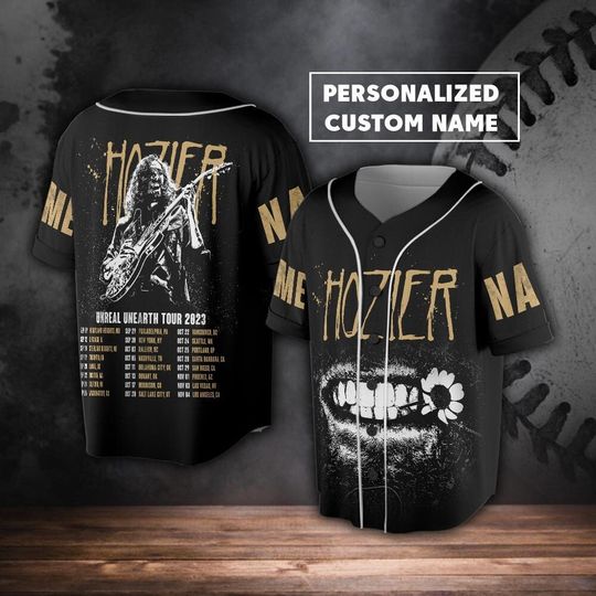 Discover Custom Name Hozier 2023 Tour Baseball Jersey