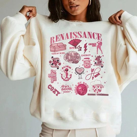 Discover Beyonc Renaissance World Tour Shirt, Music Tour Shirt, Queen Of Pop Music Sweatshirt