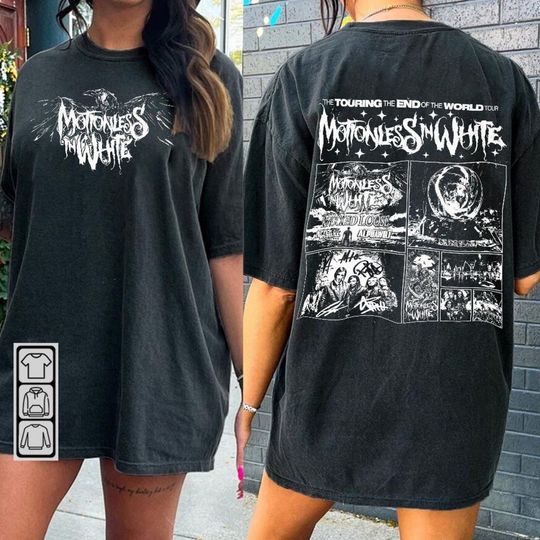 Discover Motionless In White Scoring The End Of The 2023 World Tour Music Shirt