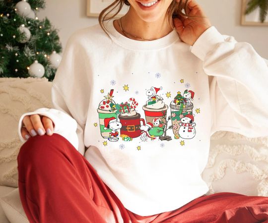 Discover Snoop Christmas Coffee Sweatshirt, The Dog Snow Winter Sweater, Chistmas Sweatshirt