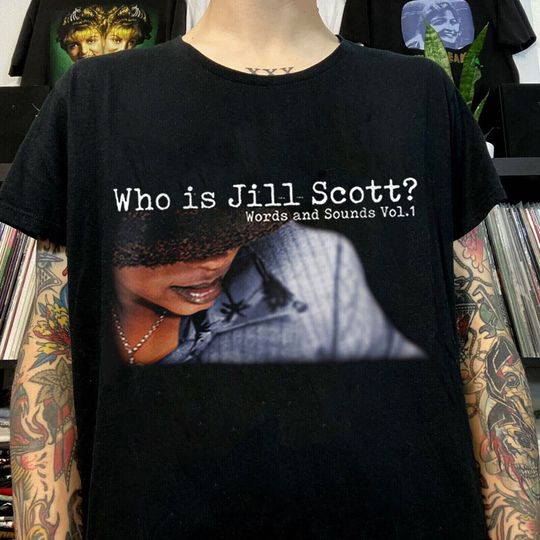 Discover Jill Scott Singer Gift For Fans Shirt, Vintage Jill Scott Shirt