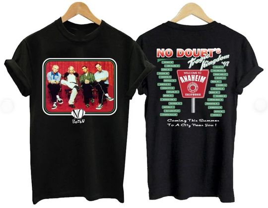 Discover No Doubt 1997 Tragic Kingdom White Concert T-Shirt, Vintage No Doubt Tragic Kingdom Shirt