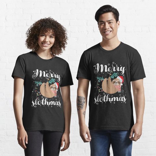 Discover Merry Slothmas  Christmas Pajama for Sloth Lovers Essential T-Shirt