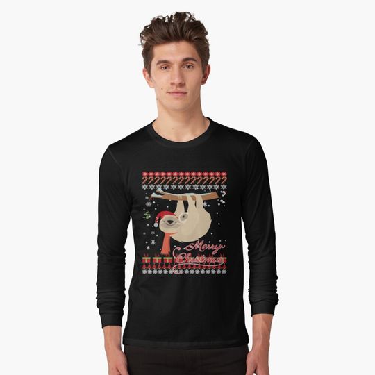 Discover Sloth Love Shirt - Sloth Lover Ugly Christmas  T-Shirt