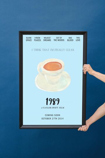Discover Taylo version 1989 Album Poster For Fans