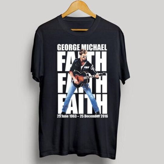 Discover Vintage George Michael Music Tour Shirt, George Michael Tour 2023 Shirt