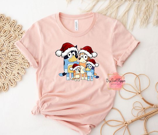Discover BlueyDad Family Christmas T-Shirt, BlueyDad Christmas Shirt