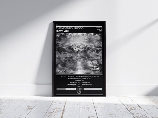 Discover The Neighbourhood I Love You Rock Music Poster