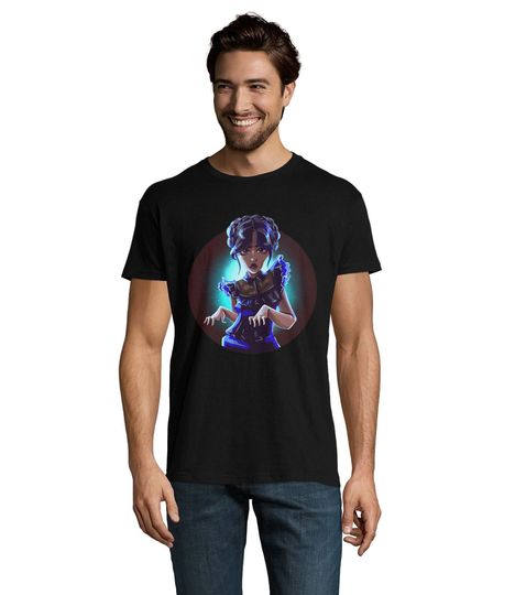 Discover Wednesday Addams Unisex Men's Cotton T-Shirt