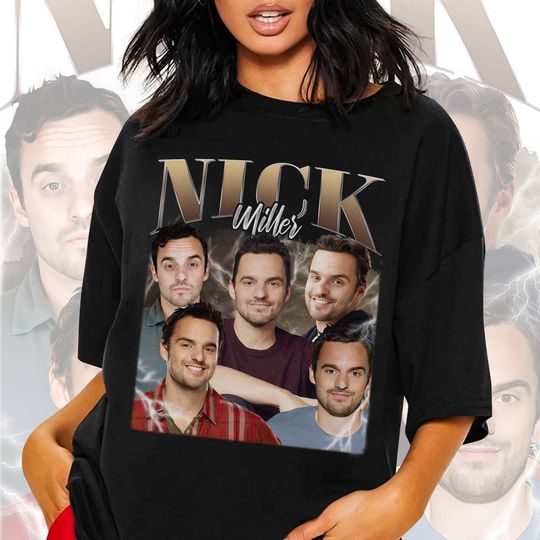 Discover Nick Miller T Shirt, New Girl Movie Homage TV Shirt, Nick Miller Bootleg Rap Shirt