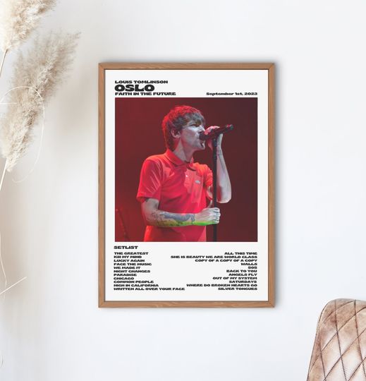Discover Louis Tomlinson Faith In The Future World Tour Oslo Poster