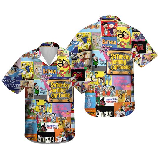 Discover Saturday Morning Cartoon Hawaiian Shirt