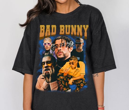 Discover Bad Bunny Vintage T-Shirt, Bad Bunny Shirt Gift