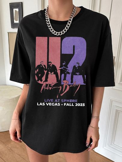 Discover Las Vegas U2 Ultraviolet Sphere 2023 Shirt - Achtung Baby Design