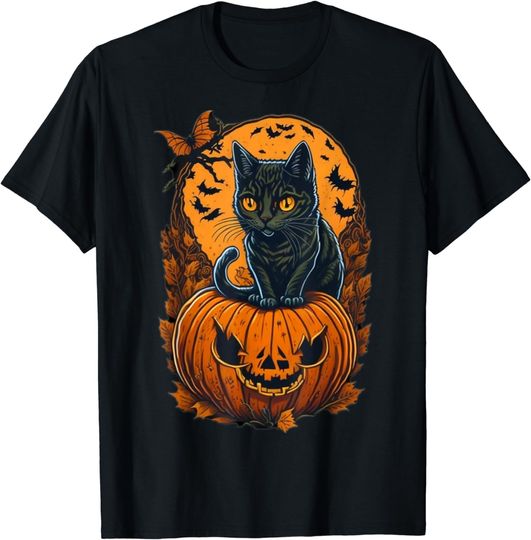 Discover Halloween cats, funny cat Halloween T-Shirt