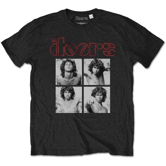 Discover The Doors: Jim Morrison Boxes Black T-shirt