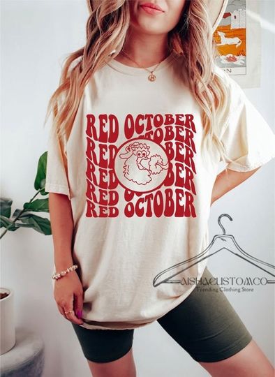 Discover In October We Wear Red, Take October Shirt