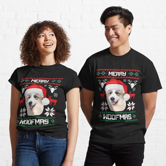Discover Great Pyrenees Merry Woofmas Christmas  T-Shirt