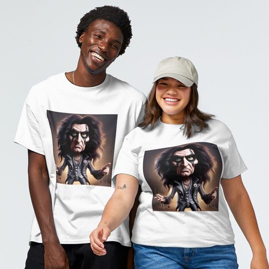 Discover Alice Cooper Art Classic T-Shirt, Vintage Alice Cooper Shirt
