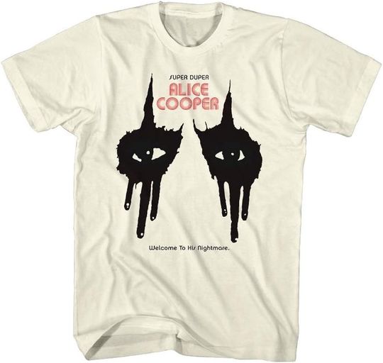 Discover ALICE COOPER Mens Rock Shirt Classic Rock Vintage Tee