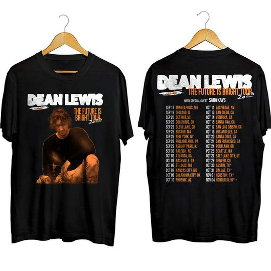 Discover Dean Lewis The Future Is Bright Tour 2023 Shirt, Gift For Fans Tee, Music Tour 2023 Shirt