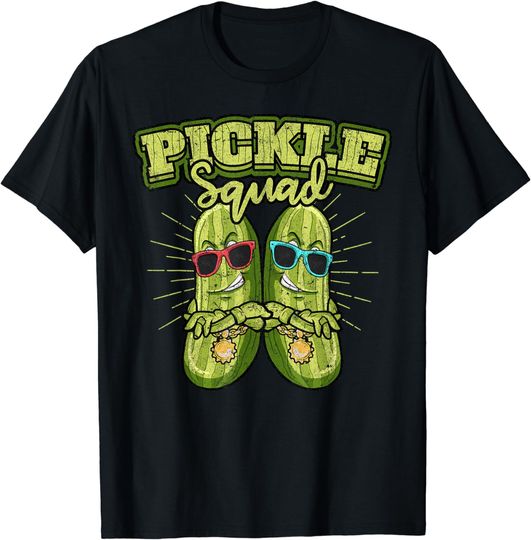 Discover Pickle Squad Cucumber Dill Pickles Funny Pickle T-Shirt