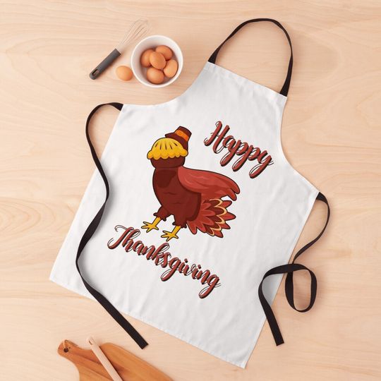 Discover Funny Turkey Thanksgiving Kitchen Apron