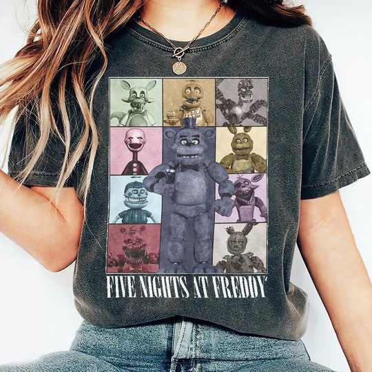 Discover Five Nights At Freddy Eras Style Shirt, Limited Five Nights