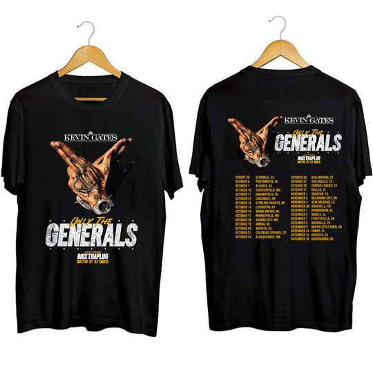 Discover KG Only The Generals Tour 2023 Shirt, KG Fan Shirt