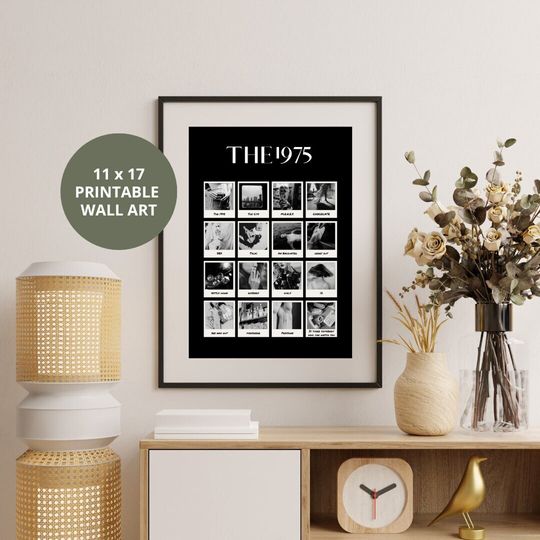 Discover The 1975 | Self-Titled | Music Print | Wall Art | Polaroids