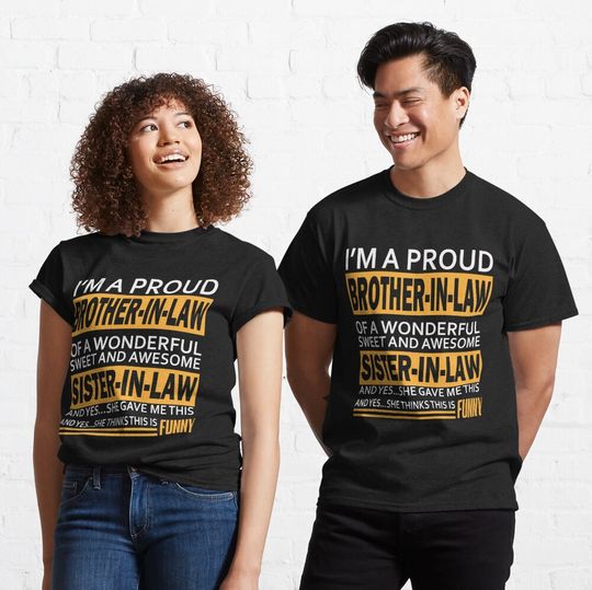 Discover Funny Gift for Brother in law from Sister in law Christmas T-Shirt