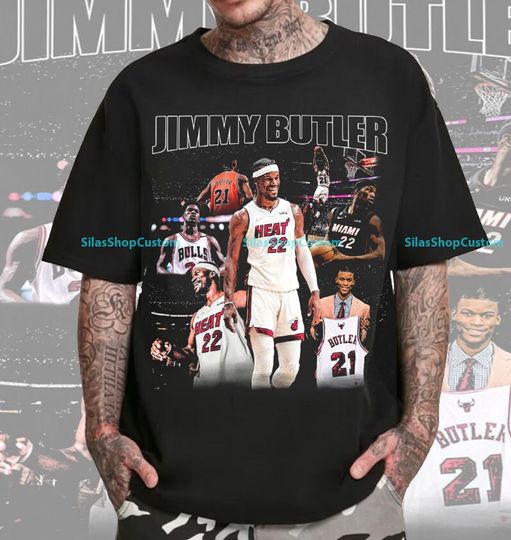 Discover Vintage 90s Graphic Style Jimmy Butler T-Shirt, JIMMY BUTLER Shirt