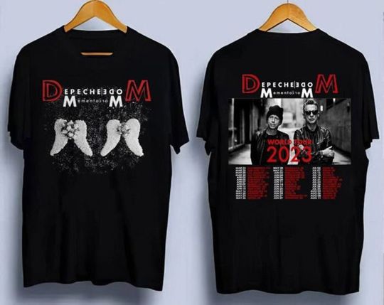 Discover Depeche Mode Tour 2023 T-shirt, Vintage Depeche Mode Memento Mori Tour 2023 Tshirt