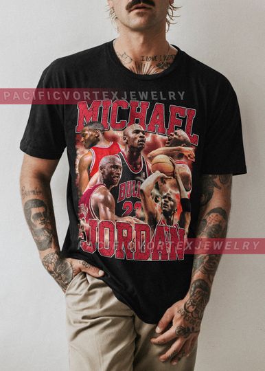Discover Vintage 90s Graphic Style Michael Jordan T-Shirt, Michael Jordan Shirt
