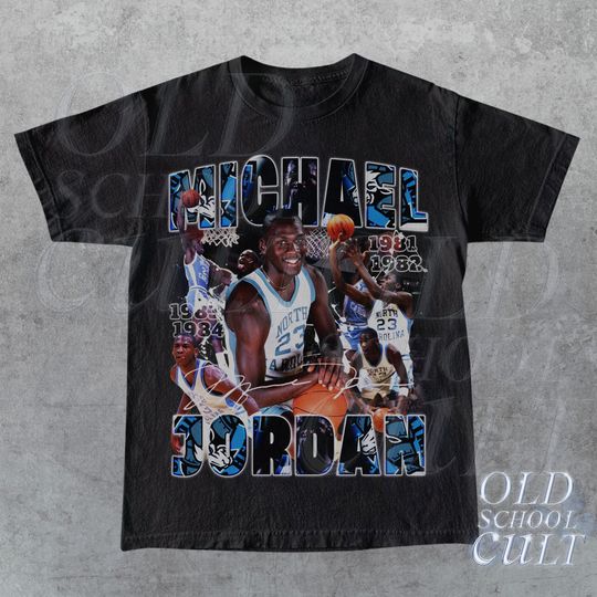 Discover Vintage 90s Graphic Style Michael Jordan T-Shirt, Michael Jordan Shirt