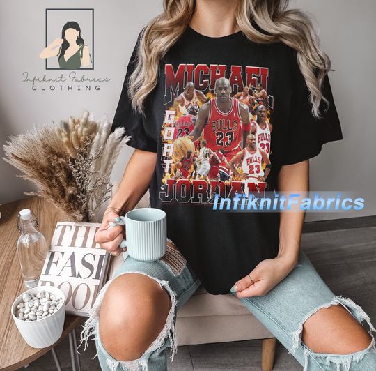 Discover Vintage 90s Michael Jordan T-shirt Oversized Sport Tee Gift For Bulls Fan