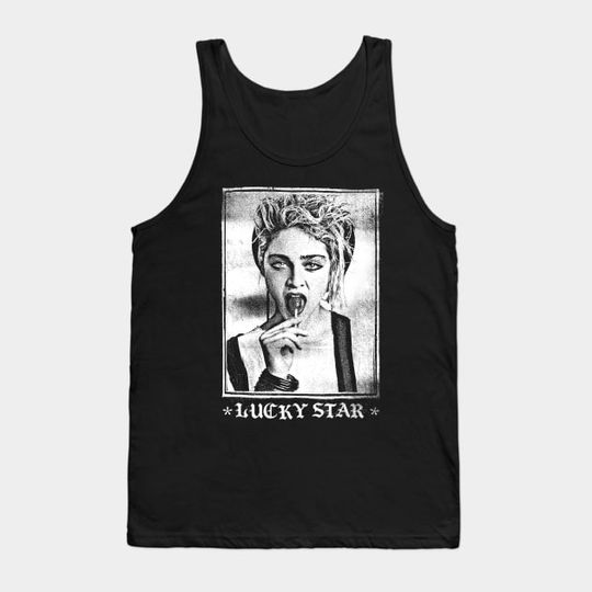 Discover Lucky Star // 80s Vintage Style  Madonna - Tank Top