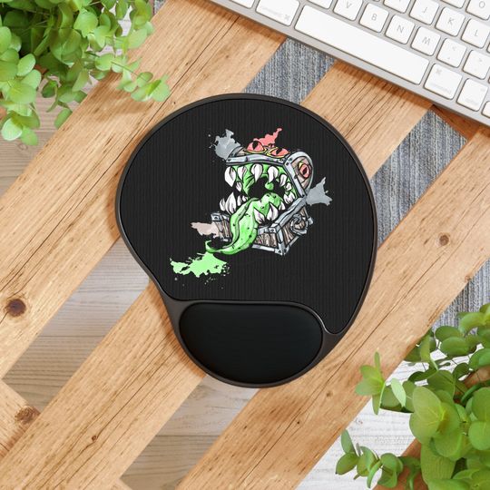 Discover DnD Watercolor Mimic Mouse Pad with Wrist Rest